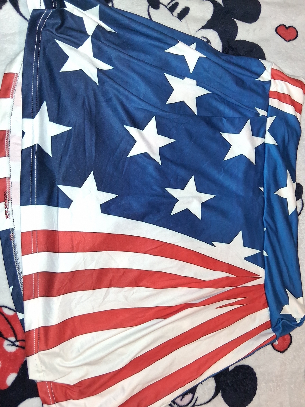 Womens Patriotic Stars & Stripes Skort - Blue/Red/White